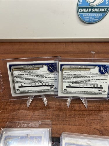 Cheap Sneaks Footwear/Sports Cards Baseball Card 2024 Bowman Chrome Kansas City Royals Dickey,Nivens, Mitchell,Roccafor