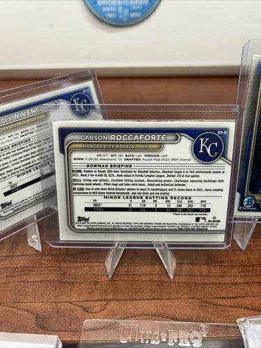 Cheap Sneaks Footwear/Sports Cards Baseball Card 2024 Bowman Chrome Kansas City Royals Dickey,Nivens, Mitchell,Roccafor