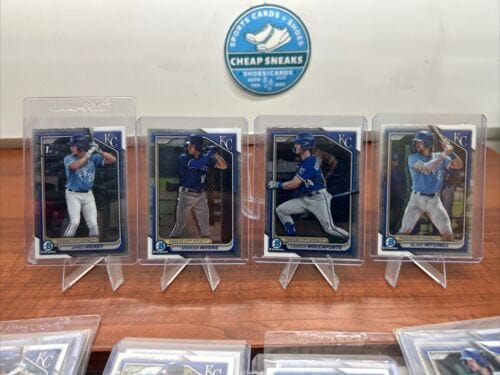 Cheap Sneaks Footwear/Sports Cards Baseball Card 2024 Bowman Chrome Kansas City Royals Dickey,Nivens, Mitchell,Roccafor