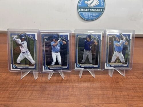 Cheap Sneaks Footwear/Sports Cards Baseball Card 2024 Bowman Chrome Kansas City Royals Ruiz,Dickey,Nivens, Mitchell
