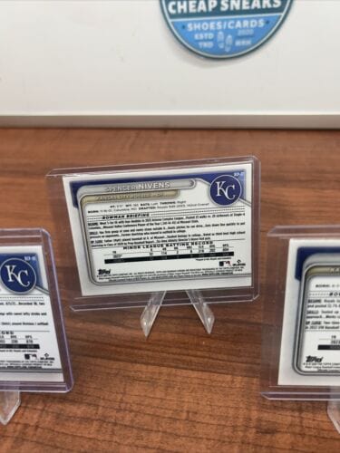 Cheap Sneaks Footwear/Sports Cards Baseball Card 2024 Bowman Chrome Kansas City Royals Ruiz,Dickey,Nivens, Mitchell