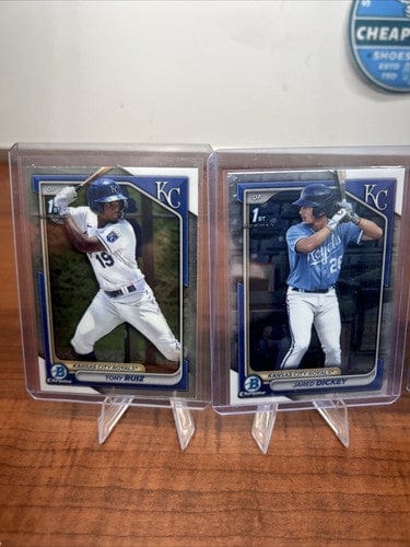 Cheap Sneaks Footwear/Sports Cards Baseball Card 2024 Bowman Chrome Kansas City Royals Ruiz,Dickey,Nivens, Mitchell