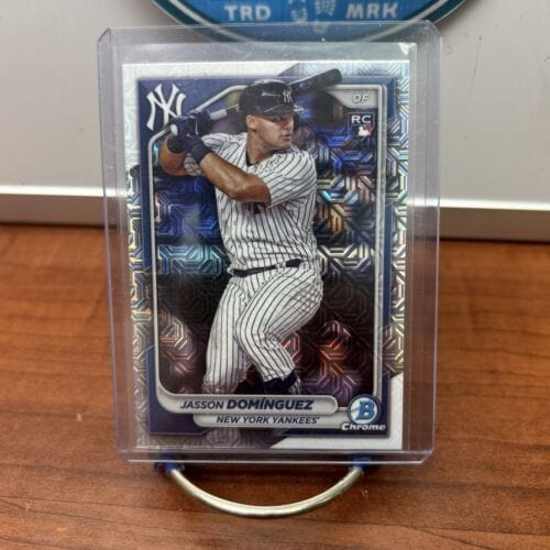 Cheap Sneaks Footwear/Sports Cards Baseball Card 2024 Bowman Chrome Mega Box Mojo JASSON DOMINGUEZ RC #17 Yankees B-16