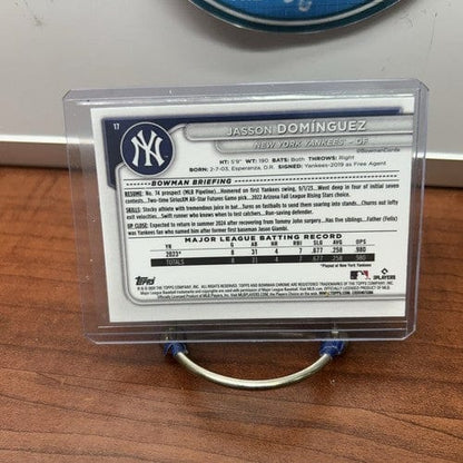 Cheap Sneaks Footwear/Sports Cards Baseball Card 2024 Bowman Chrome Mega Box Mojo JASSON DOMINGUEZ RC #17 Yankees B-16