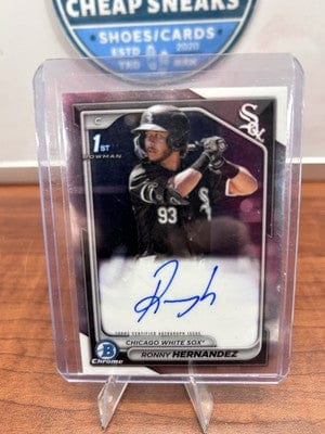 Cheap Sneaks Footwear/Sports Cards Baseball Card 2024 Bowman Chrome Prospect Auto Ronny Hernandez #CPA-RHE Auto Chicago
