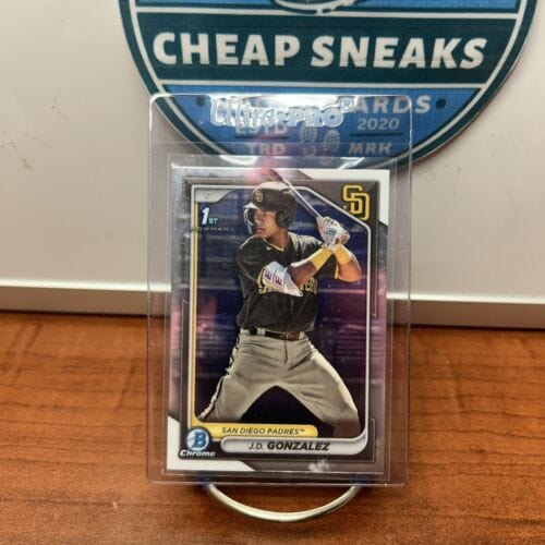Cheap Sneaks Footwear/Sports Cards Baseball Card 2024 Bowman - Chrome Prospects #BCP-111 J.D. Gonzalez (RC)
