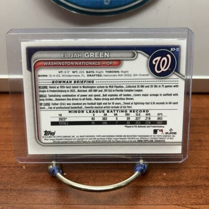 Cheap Sneaks Footwear/Sports Cards Baseball Card 2024 Bowman Chrome Prospects #BCP72 Elijah Green