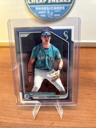 Cheap Sneaks Footwear/Sports Cards Baseball Card 2024 Bowman Chrome Prospects Jonny Farmelo #BCP-147 Seattle Mariners