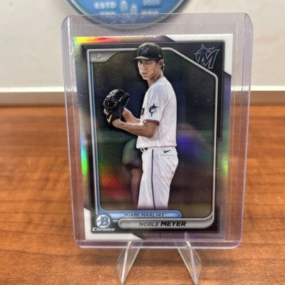 Cheap Sneaks Footwear/Sports Cards Baseball Card 2024 Bowman Draft #BDC-38 Noble Meyer Chrome Refractor