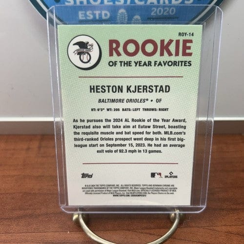Cheap Sneaks Footwear/Sports Cards Baseball Card 2024 Bowman Heston Kjerstad Rookie Of The Year Favorites Insert #ROY-1