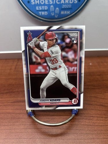 Cheap Sneaks Footwear/Sports Cards Baseball Card 2024 Bowman Jordyn Adams RC Los Angeles Angels Rookie #27 A6
