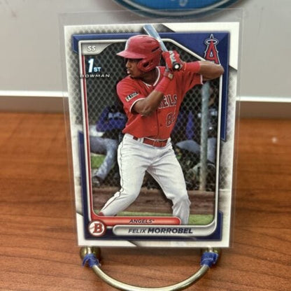Cheap Sneaks Footwear/Sports Cards Baseball Card 2024 Bowman Paper 1st Bowman #BP-121 Felix Morrobel Los Angeles Angels