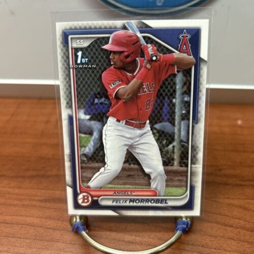 Cheap Sneaks Footwear/Sports Cards Baseball Card 2024 Bowman Paper 1st Bowman #BP-121 Felix Morrobel Los Angeles Angels