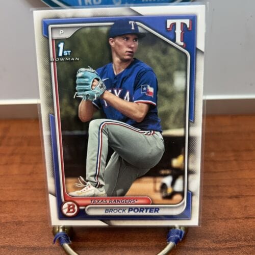 Cheap Sneaks Footwear/Sports Cards Baseball Card 2024 Bowman Paper 1st Bowman #BP-36 Brock Porter Texas Rangers