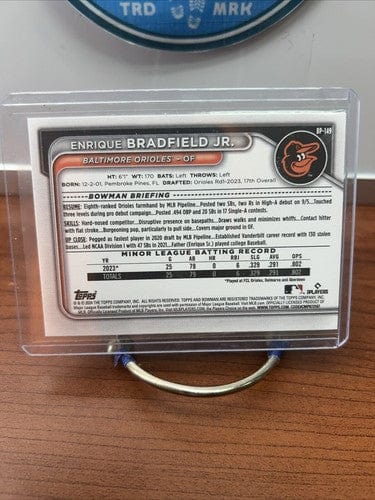 Cheap Sneaks Footwear/Sports Cards Baseball Card 2024 Bowman Prospect Base #BP-149 Enrique Bradfield Jr. Baltimore Orio