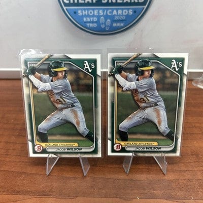 Cheap Sneaks Footwear/Sports Cards Baseball Card 2024 BOWMAN PROSPECT BASE OAKLAND ATHLETICS - JACOB WILSON #BP-3
