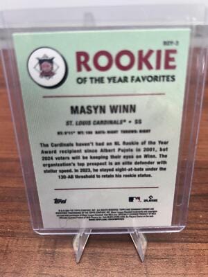 Cheap Sneaks Footwear/Sports Cards Baseball Card 2024 Bowman #ROY-3 Masyn Winn Rookie of the Year Favorites
