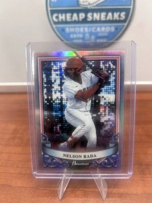 Cheap Sneaks Footwear/Sports Cards Baseball Card 2024 Bowman Sterling Refracter Nelson Rada 006/199