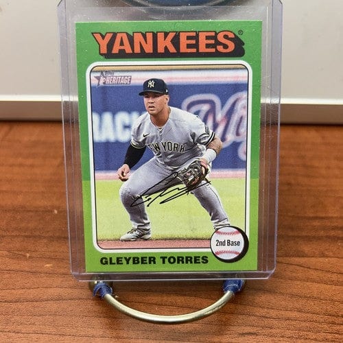 Cheap Sneaks Footwear/Sports Cards Baseball Card 2024 Heritage Base #281 Gleyber Torres  - New York Yankees