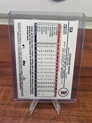 Cheap Sneaks Footwear/Sports Cards Baseball Card 2024 Topps #104 Connor Wong Holiday Flowers #/50