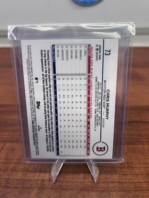 Cheap Sneaks Footwear/Sports Cards Baseball Card 2024 Topps #73 Chris Murphy Royal Blue