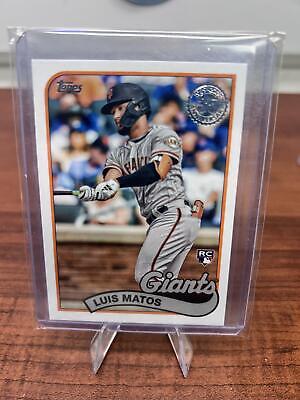 Cheap Sneaks Footwear/Sports Cards Baseball Card 2024 Topps #89B-24 Luis Matos 1989 Topps Baseball 35th Anniversary (Se