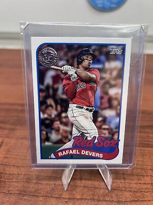 Cheap Sneaks Footwear/Sports Cards Baseball Card 2024 Topps #89B-61 Rafael Devers 1989 Topps Baseball 35th Anniversary