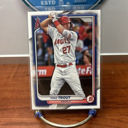 Cheap Sneaks Footwear/Sports Cards Baseball Card 2024 Topps Bowman Baseball Mike Trout Los Angeles Angels #19
