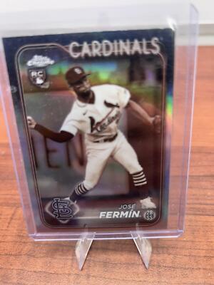 Cheap Sneaks Footwear/Sports Cards Baseball Card 2024 Topps Chrome #175 José Fermín Sepia Refractors
