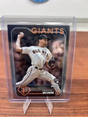 Cheap Sneaks Footwear/Sports Cards Baseball Card 2024 Topps Chrome #208 Keaton Winn