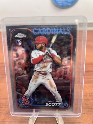 Cheap Sneaks Footwear/Sports Cards Baseball Card 2024 Topps Chrome #251 Victor Scott