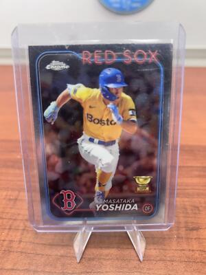 Cheap Sneaks Footwear/Sports Cards Baseball Card 2024 Topps Chrome #63 Masataka Yoshida