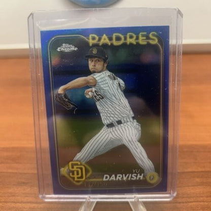 Cheap Sneaks Footwear/Sports Cards Baseball Card 2024 Topps Chrome Blue Refractor #237 Padres /150
