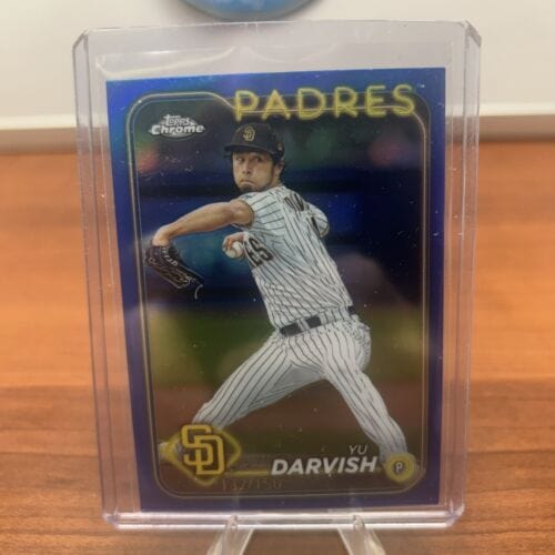 Cheap Sneaks Footwear/Sports Cards Baseball Card 2024 Topps Chrome Blue Refractor #237 Padres /150