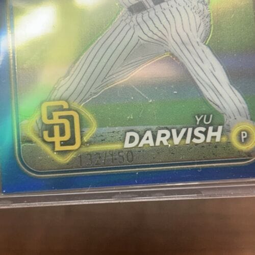 Cheap Sneaks Footwear/Sports Cards Baseball Card 2024 Topps Chrome Blue Refractor #237 Padres /150