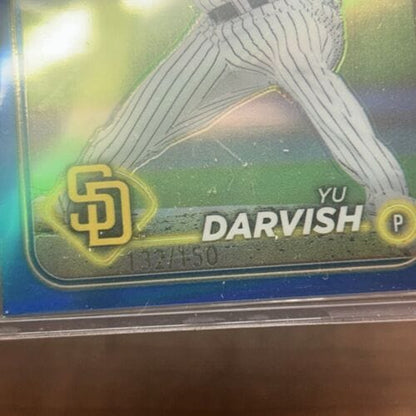 Cheap Sneaks Footwear/Sports Cards Baseball Card 2024 Topps Chrome Blue Refractor #237 Padres /150