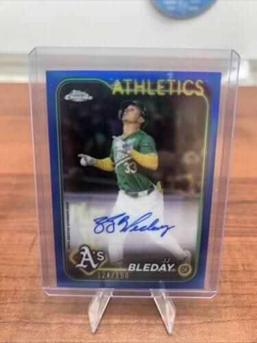 Cheap Sneaks Footwear/Sports Cards Baseball Card 2024 Topps Chrome JJ Bleday Auto /150 Athletics