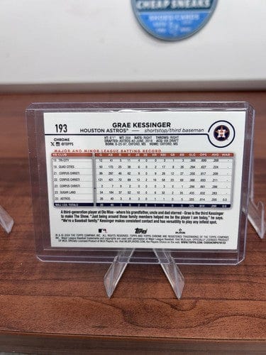 Cheap Sneaks Footwear/Sports Cards Baseball Card 2024 Topps Chrome Logofractor Grae Kessinger Rookie Blue Refractor /15