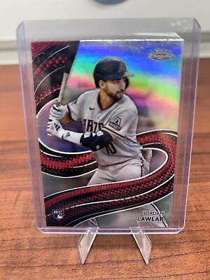 Cheap Sneaks Footwear/Sports Cards Baseball Card 2024 Topps Chrome #S-25 Jordan Lawlar Strokes