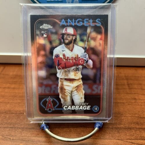 Cheap Sneaks Footwear/Sports Cards Baseball Card 2024 Topps Chrome Trey Cabbage RC Los Angeles Angels #226