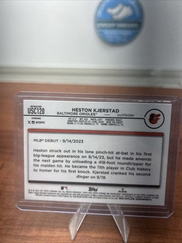 Cheap Sneaks Footwear/Sports Cards Baseball Card 2024 Topps Chrome Update Heston Kjerstad Rookie Prism Refractor #USC12
