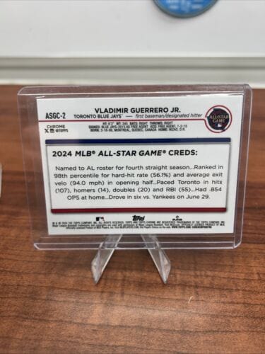 Cheap Sneaks Footwear/Sports Cards Baseball Card 2024 Topps Chrome Update Vladimir Guerrero Jr. All-Star Refractor #ASG