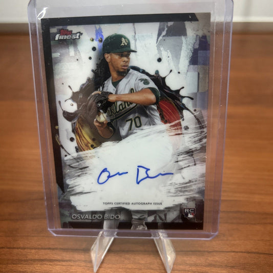 Cheap Sneaks Footwear/Sports Cards Baseball Card 2024 Topps Finest Oswaldo Bido #FA-OB RC On Card Auto