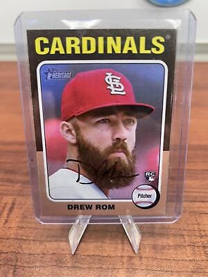 Cheap Sneaks Footwear/Sports Cards Baseball Card 2024 Topps Heritage #382 Drew Rom
