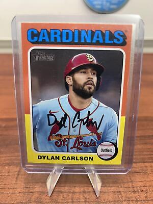 Cheap Sneaks Footwear/Sports Cards Baseball Card 2024 Topps Heritage #418 Dylan Carlson