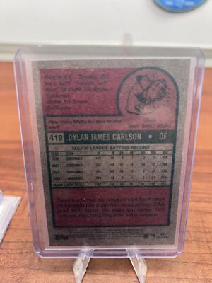 Cheap Sneaks Footwear/Sports Cards Baseball Card 2024 Topps Heritage #418 Dylan Carlson