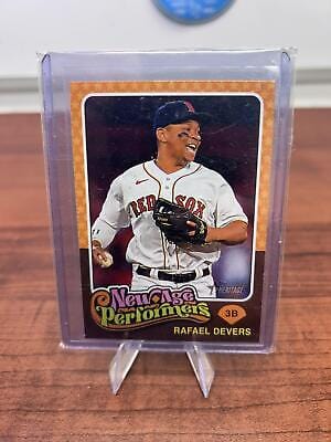 Cheap Sneaks Footwear/Sports Cards Baseball Card 2024 Topps Heritage #NAP-19 Rafael Devers New Age Performers
