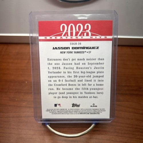 Cheap Sneaks Footwear/Sports Cards Baseball Card 2024 Topps Series 1 - Jasson Dominguez (NY Yankees) 2023 Greatest Hits