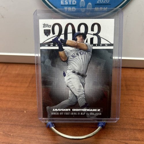 Cheap Sneaks Footwear/Sports Cards Baseball Card 2024 Topps Series 1 - Jasson Dominguez (NY Yankees) 2023 Greatest Hits