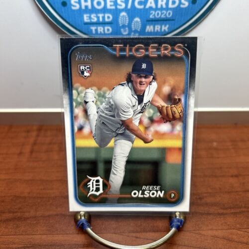 Cheap Sneaks Footwear/Sports Cards Baseball Card 2024 Topps Series 1 Reese Olson 308 Detroit Tigers Baseball Card #308